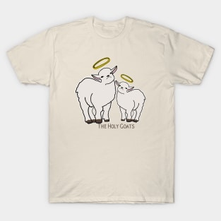 The Holy Goats Funny Animal Phrase T-Shirt